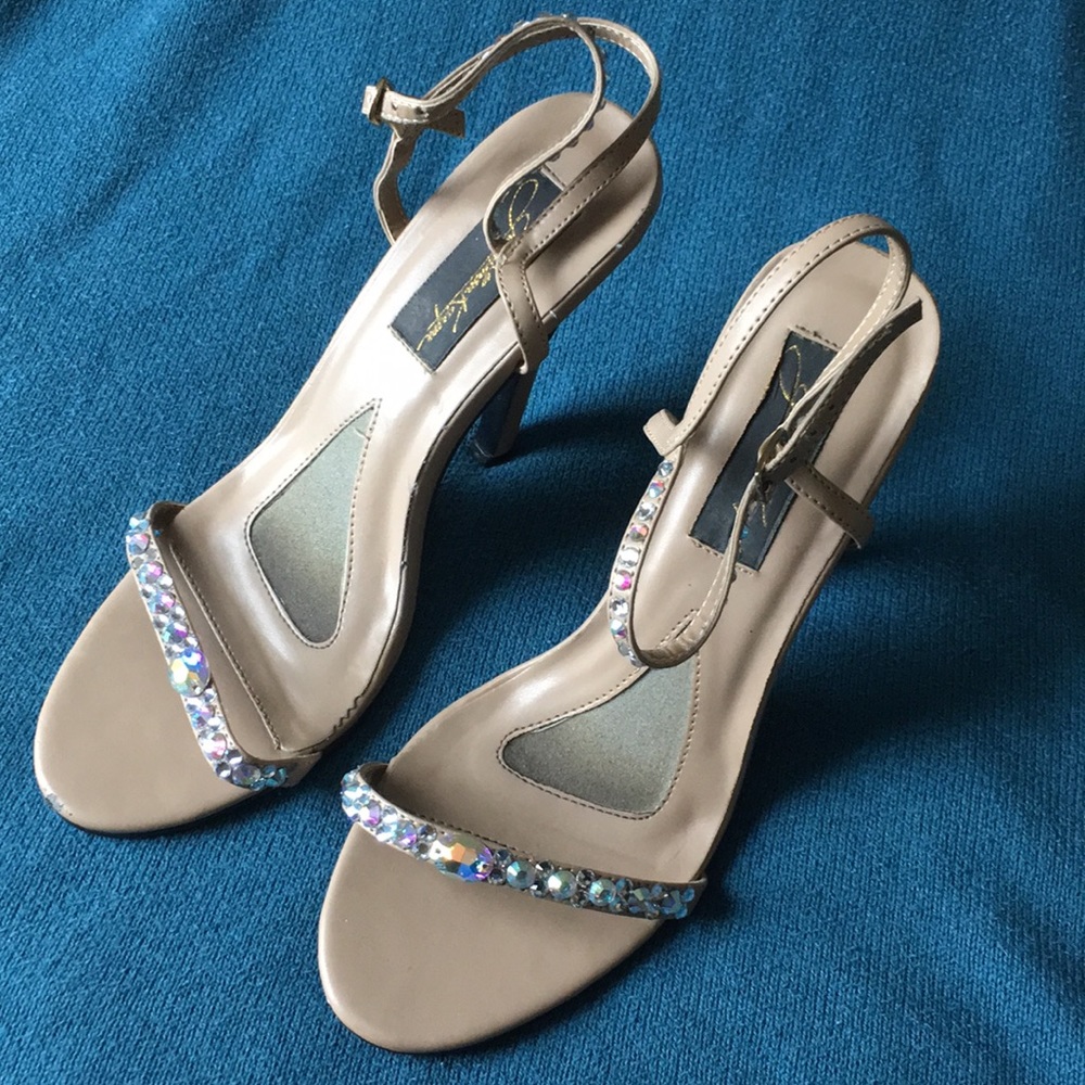 Jonathan Kayne sparkly jewel heels